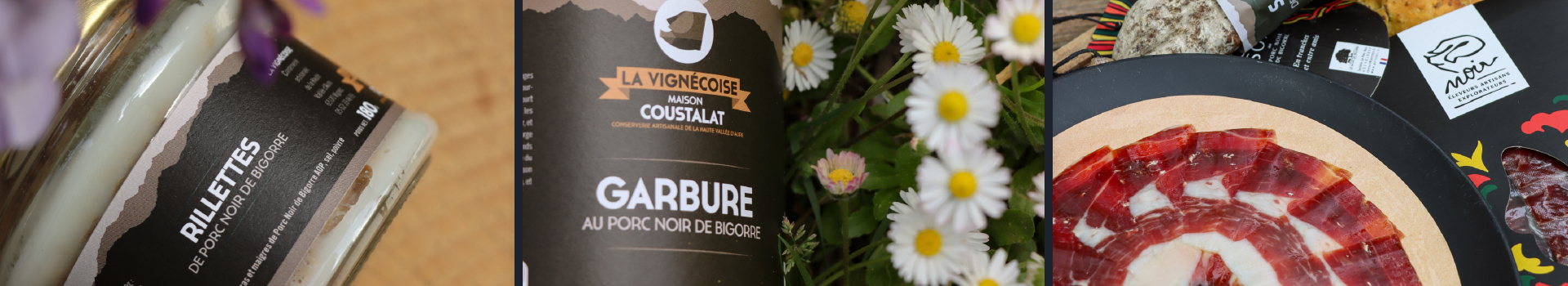 Conserverie artisanale AOP, Conserves de Porc Noir de Bigorre AOP, Eleveur de porc noir de Bigorre, Jambon noir de Bigorre AOP, Noir de Bigorre AOP, Porc noir de Bigorre AOP, Producteur de porc noir de Bigorre AOP, Viande de poir noir de Bigorre AOP