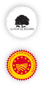 Conserverie artisanale AOP, Conserves de Porc Noir de Bigorre AOP, Eleveur de porc noir de Bigorre, Jambon noir de Bigorre AOP, Noir de Bigorre AOP, Porc noir de Bigorre AOP, Producteur de porc noir de Bigorre AOP, Viande de poir noir de Bigorre AOP